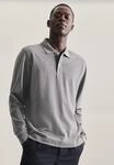 Poloshirt SEIDENSTICKER, Herren, Gr. S, grau, 100% Baumwolle, unifarben, slim fit,