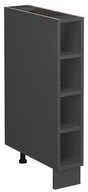 Vicco Unterschrank Fame-Line, Anthrazit, 15 cm ohne Arbeitsplatte (1-St)