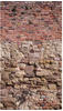 Livingwalls The Wall II Alte Steinwand Grau Rot 3-tlg. 159 x 280 cm (39246-1)