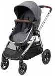 Maxi-Cosi Kinder-Buggy MC ZELIA3 TWILLIC GREY FR (CHROME FRAME & BROWN LEATHER),