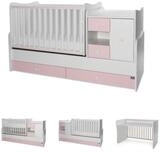 LORELLI Komplettbett Mini Max 3 in 1, 120 x 60 cm, Jugendbett 190 x 72 cm,