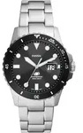 Fossil Quarzuhr FOSSIL BLUE FS6032, Armbanduhr, Herrenuhr, Edelstahlarmband,...