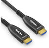 conecto conecto Aktives 4K HDMI 2.0 AOC Extender Kabel, Hybridkabel (Glasfaser