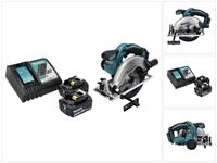 Makita Akku-Handkreiss&auml;ge DSS 611 RM Akku Handkreiss&auml;ge 18 V 165 mm + 2x Akku...
