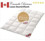 Canada Daunenbettdecke Dreams Luxus extra Winter 8 cm Hochsteg, F&uuml;llung: 90% Daunen;