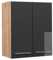 Vicco H&auml;ngeschrank Fame-Line, Anthrazit Hochglanz/Goldkraft Eiche, 60 cm (1-St)