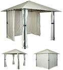 MCW Pergola MCW-J63 - 3x3, BxTxH: 300x300x255 cm, (1-tlg), Dach mit UV-Schutz...