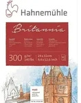 Hahnem&uuml;hle Aquarellblock Britannia Aquarellblock 24x32cm 300g/m2, matt
