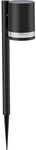 Philips LED Solarleuchte Outdoor Fyce Spiess 1.5W, 2700 Kelvin, schwarz,