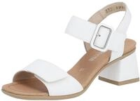 Sandalette REMONTE "ELLE-Collection", Damen, Gr. 36, wei&szlig;, Leder, Schuhe Sandalette,