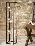 DanDiBo Teelichthalter Lichts&auml;ule Teelichthalter 100 cm Teelicht St&auml;nder f&uuml;r...