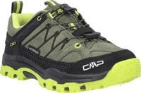 Wanderschuh CMP "KIDS RIGEL LOW WP TREKKING SHOES", Jungen, Gr. 28, gr&uuml;n (kaki,