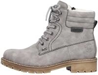 Winterstiefelette RIEKER, Damen, Gr. 38, grau, Lederimitat, used, Basic, Schuhe