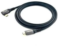 Equip USB 2.0 C auf C 90&deg; abgewinkeltes Kabel, Stecker/Stecker, 3,0 m USB-Kabel