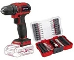 Einhell Akku-Schrauber Akku-Bohrschrauber TE-CD 18/40 Li BL - Solo inkl. 33-tlg,