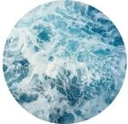 Komar Vliestapete Vlies selbstklebend - Ocean Twist - Gr&ouml;&szlig;e 125 x 125 cm, glatt,
