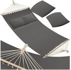 tectake H&auml;ngematte Schwebeliege, 230 x 145 cm, mit Spreizst&auml;ben, f&uuml;r 2...