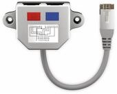 Goobay Splitter GOOBAY CAT.5 Kabel-Splitter Beschaltung 2x Ethernet, geschirmt