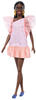 Barbie Fashionistas 65th Anniversary Nr.216 Pfirsisch-Kleid mit Puffärmeln...