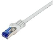 LogiLink LOGILINK Patchkabel Ultraflex CAT.6A S/FTP grau 0,5m LAN-Kabel