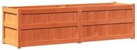 vidaXL Blumentopf Pflanzk&uuml;bel Wachsbraun 180x50x50 cm Massivholz Kiefer (1 St)