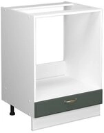 Vicco Herdumbauschrank Fame-Line, Gr&uuml;n-Gold Landhaus/Wei&szlig;, 60 cm ohne...
