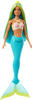 Mattel Barbie Meerjungfrau mit blau-gelbem Haar (HRR03)