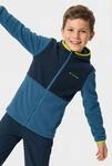 Kapuzenfleecejacke VAUDE "Kids Pulex Hooded Jacket II", Kinder, Gr. 92, blau