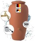 GARANTIA Regentonne Amphore Komplett-Set 300 L, terrakotta