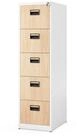 Jan Nowak Aktenschrank Metall Aktenschrank 5 Schubladen SARA V5 46 x 163 x 62 cm