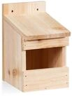 relaxdays Nistkasten Halbh&ouml;hle Nistkasten aus Holz