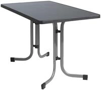 Sieger Gartenm&ouml;bel Gartentisch MECALIT, B 115 cm x T 70 cm, Graphitfarben,