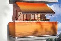 Angerer Freizeitm&ouml;bel Klemmmarkise orange-braun, Ausfall: 150 cm, versch....