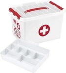 Sunware Aufbewahrungsbox Sunware Erste-Hilfe-Box inklusive Deckel 22L 40 x