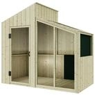 OutdoorToys Spielhaus Milchstra&szlig;e, aus Holz in Natur