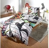 BETTWARENSHOP Bettw&auml;sche Graffiti, Renforce, 2 teilig, mega coole bunte...
