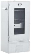 vidaXL Holzkohlegrill 445 x 29 x 83 cm R&auml;ucherofen mit 1 kg Hackschnitzel...
