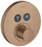hansgrohe Unterputzarmatur Axor ShowerSelect Thermostat rund f&uuml;r 2 Verbraucher