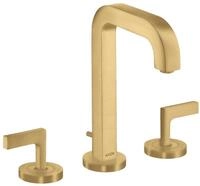 hansgrohe Waschtischarmatur Axor Citterio 3-Loch Hebelgriff mit