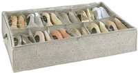 WENKO Unterbettkommode Modell Balance, Aufbewahrungsbox f&uuml;r 12 Paar Schuhe mit