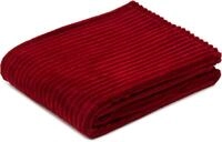 Wohndecke Feincord Kuscheldecke, G&ouml;zze, flauschig weich und wohlig warm