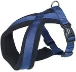 Nobby Hunde-Geschirr Komfort Geschirr "Classic", blau, M-L blau 3.5 cm x 50 cm - 80