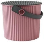 Hachiman Aufbewahrungsbox Hachiman Omnioutil Mini-Eimer Scandinavian Ros&eacute; 4 l