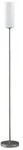 Lindby Stehlampe Vinsta, Glas Wei&szlig; IP20, 1 x 40 W wei&szlig;