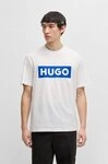 HUGO T-Shirt Nico mit gro&szlig;em Logo-Print, Unisex