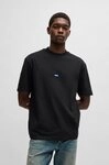 HUGO T-Shirt Nieros mit Logo-Patch