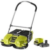 RYOBI Kehrmaschine RYOBI Akku-Kehrmaschine mit Akku Kehrbesen Stra&szlig;enkehrer ONE+ 18V
