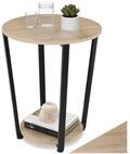 tectake Beistelltisch Ablagetisch, 50 x 62,5 cm, mit h&ouml;henverstellbaren