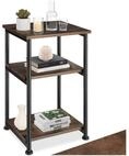 tectake Beistelltisch Couchtisch Memphis 34x30x59cm (1-St., 1 tlg), Handlicher