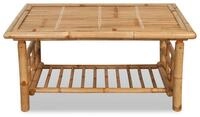 vidaXL Ablagetisch, Couchtisch Bambus 90x50x45 cm